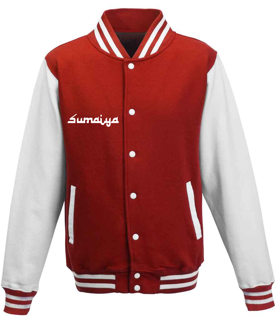 Red & White Varsity Jacket