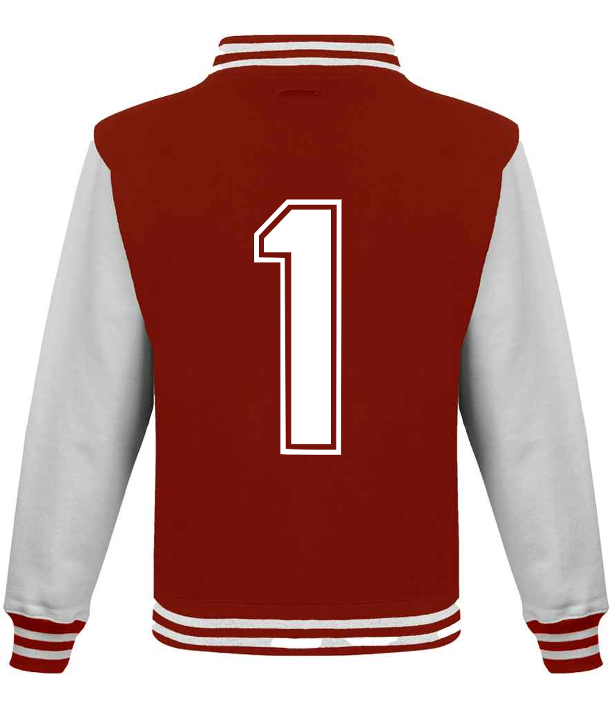 Red & White Varsity Jacket