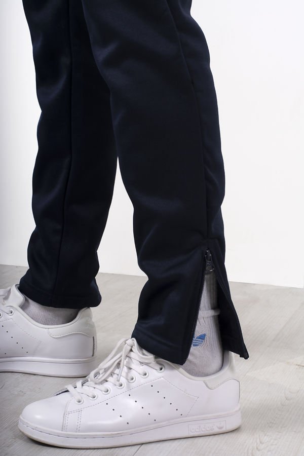 Men's Navy Blue and White Funnel Full Tracksuit