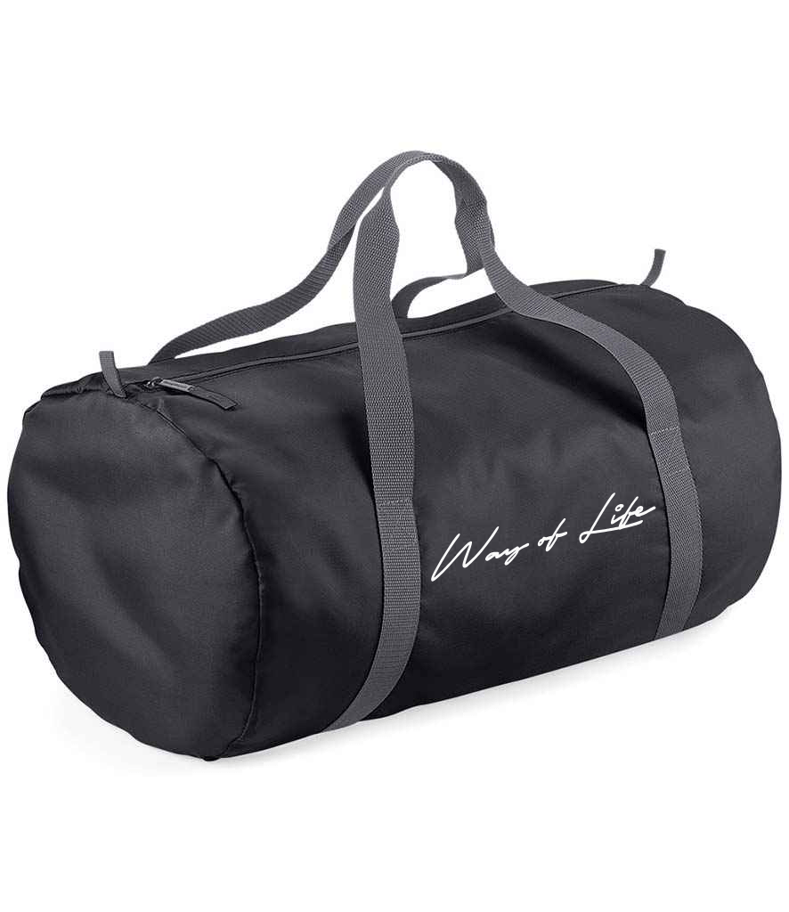 Accessories Dusky Black & Grey Duffle Bag