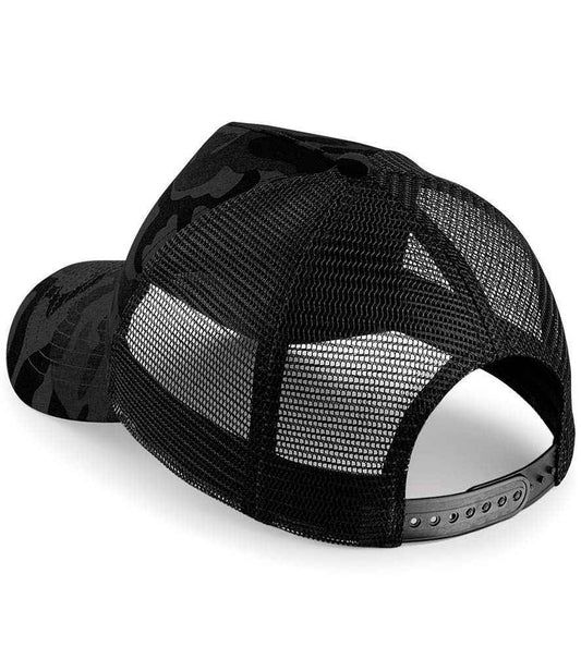Cap One Size Dusky Black Camo Trucker Cap
