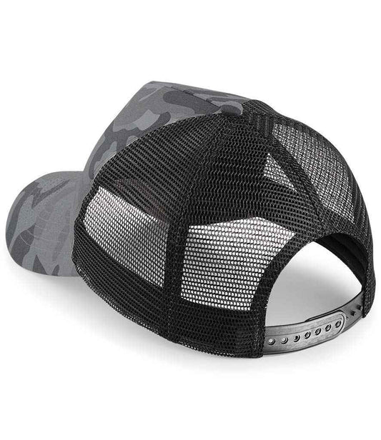 Cap One Size Grey Camo Trucker Cap