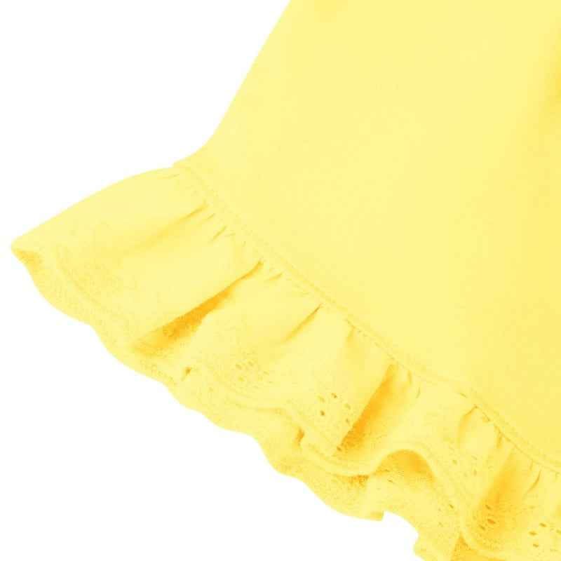 Shirts & Tops Girls Yellow Anglaise Set