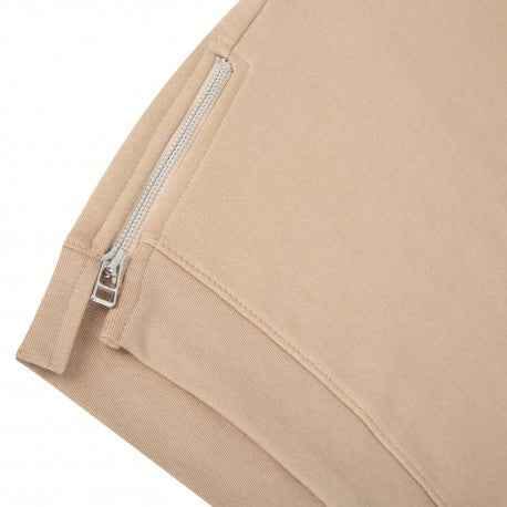 Shirts & Tops Mini Beige Longline Sweatshirt