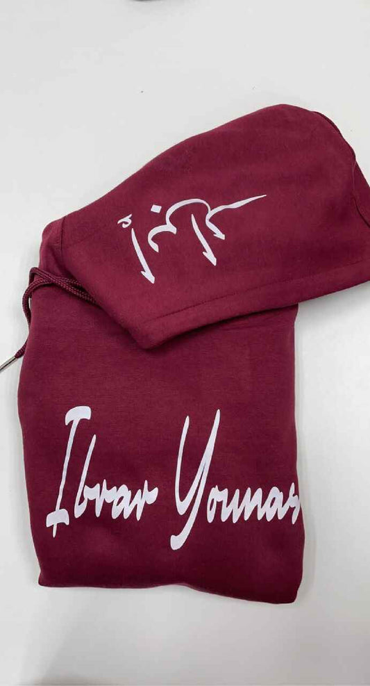 Tracksuit Burgundy Hoodie