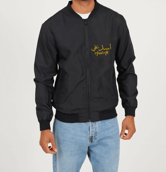 Dusky Black Bomber Jacket