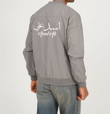 Grey Bomber Jacket