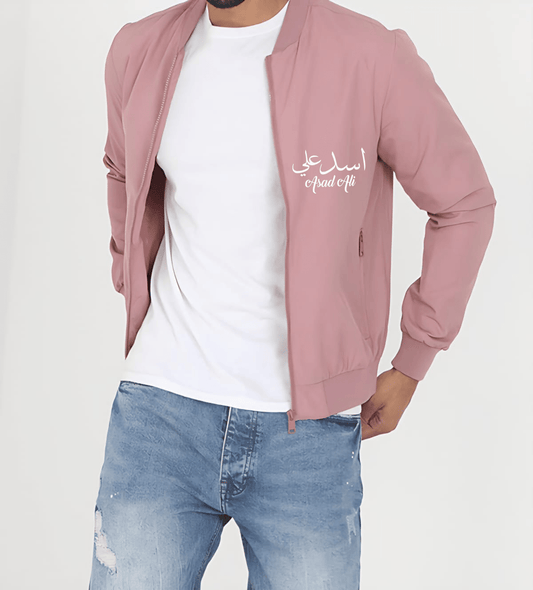 Light Pink Bomber Jacket