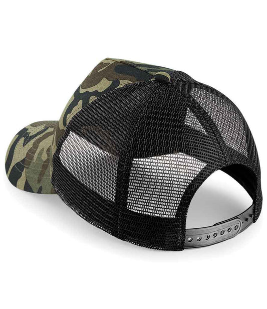 Cap One Size Military Green Camo Trucker Cap