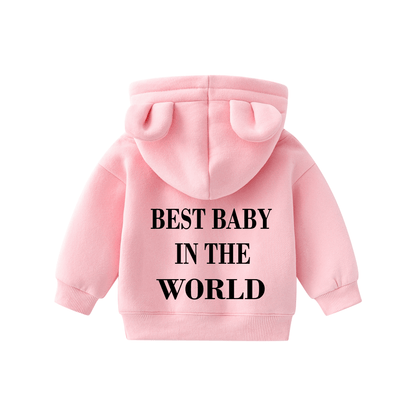 Kids Hoodie Baby Bear Hoodie - Pink