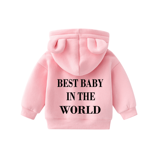 Kids Hoodie Baby Bear Hoodie - Pink