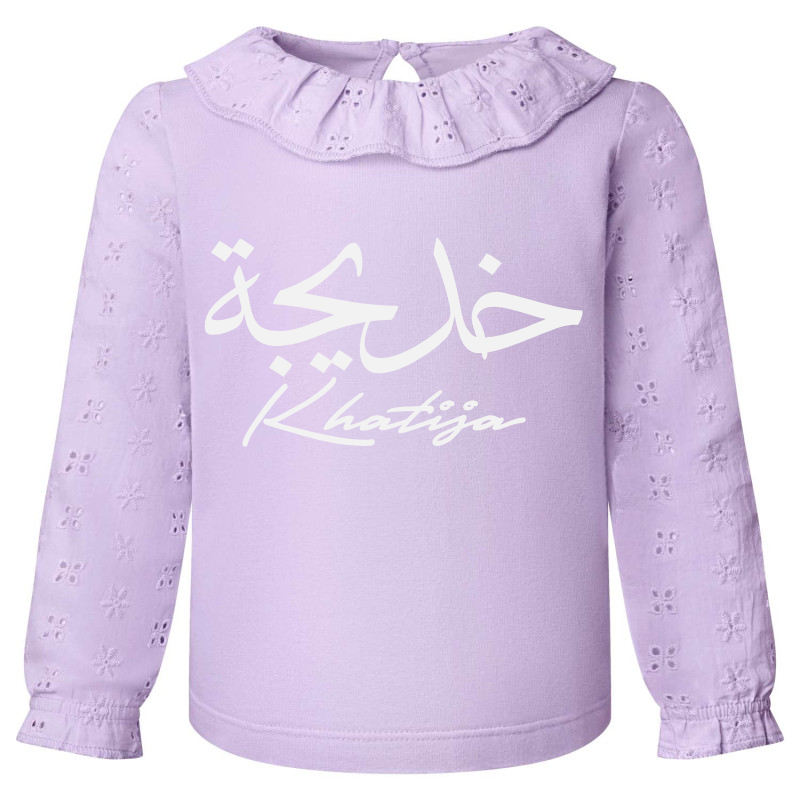 Girls Pastel Purple Long Sleeve Top