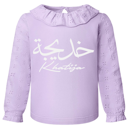 Shirts & Tops Girls Pastel Purple Long Sleeve Top