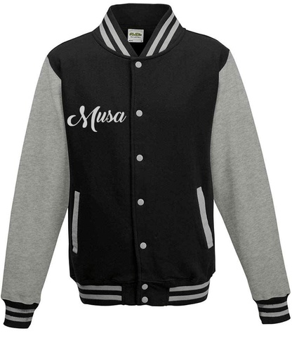 Tracksuit Dusky Black & Grey Varsity Jacket