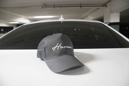 Personalised Trucker Caps - Black/Grey