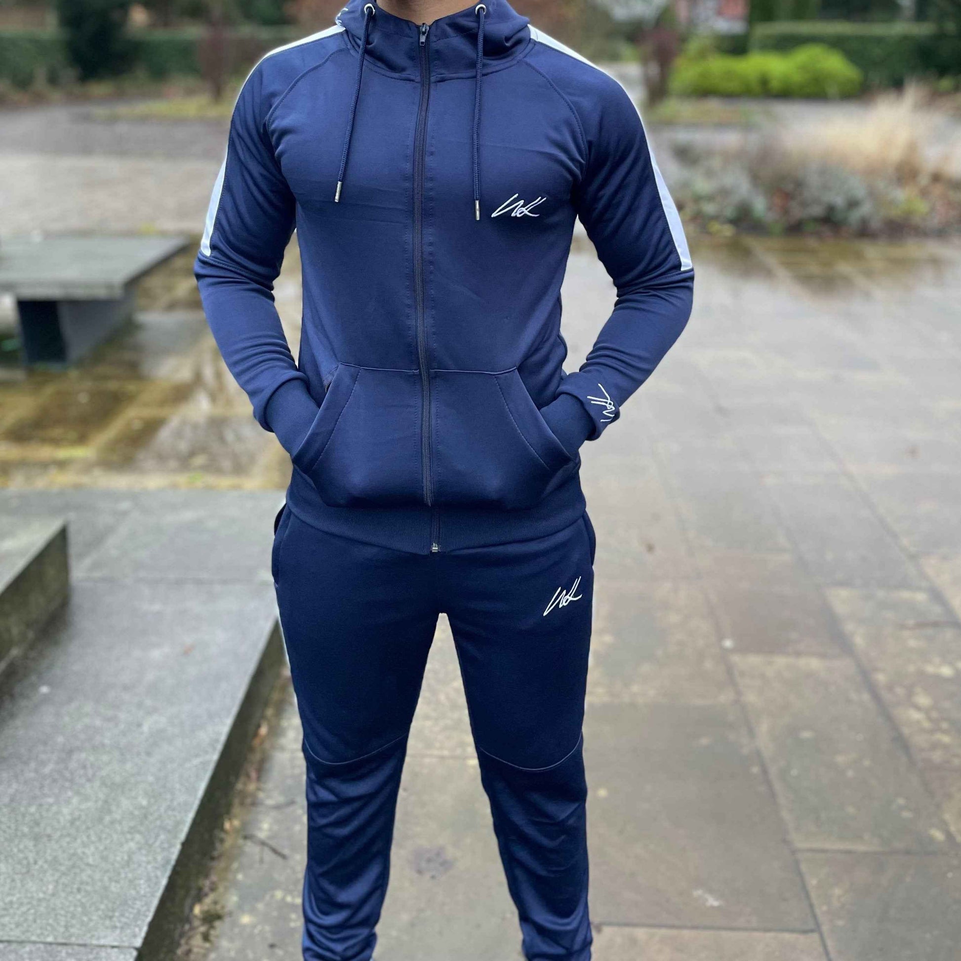 Royal Blue Stripe Hoodie