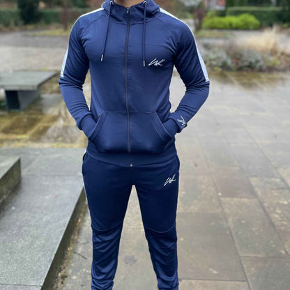 Royal Blue Stripe Hoodie