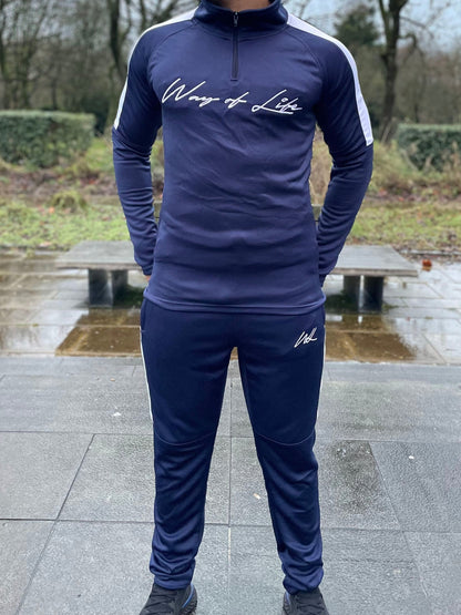 Royal Blue 1/4 Zip Sweatshirt