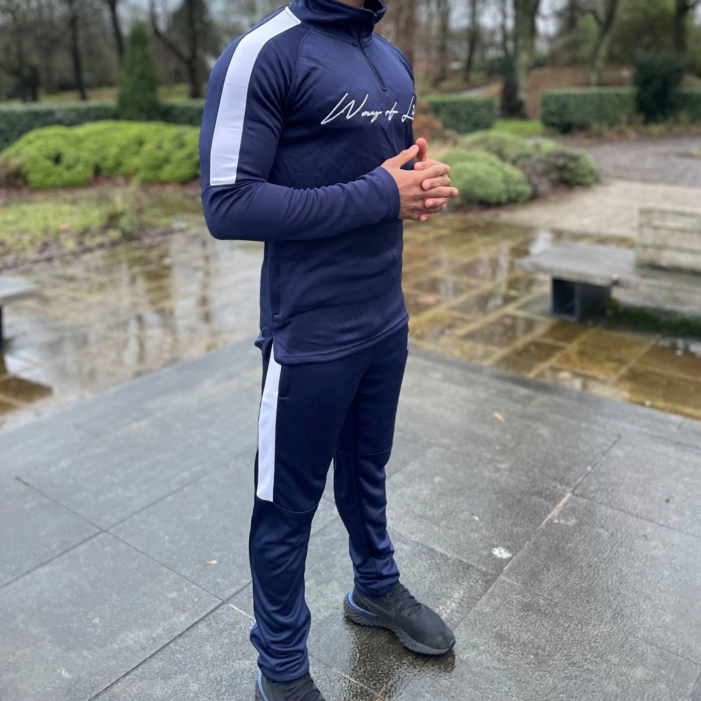 Royal Blue 1/4 Zip Sweatshirt
