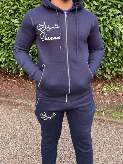 Sapphire Blue Zip Hoodie