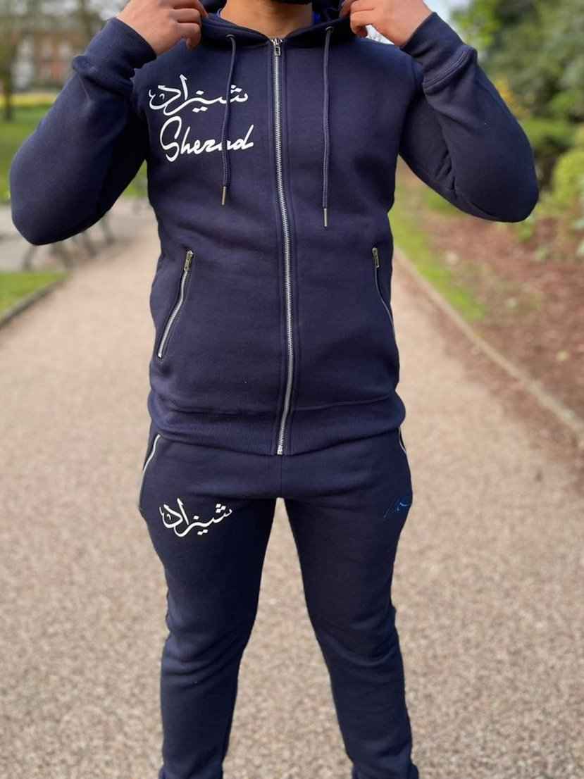 Sapphire Blue Zip Hoodie