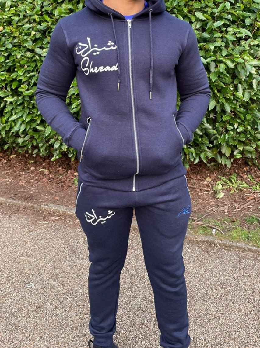 Sapphire Blue Zip Hoodie