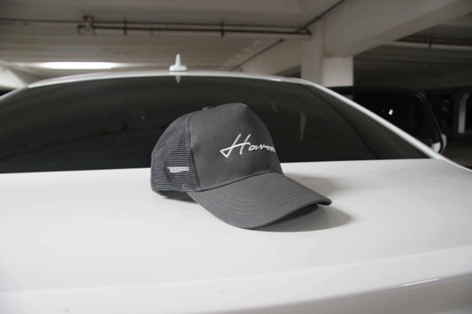 Cap Grey / One Size Personalised Trucker Caps - Black/Grey