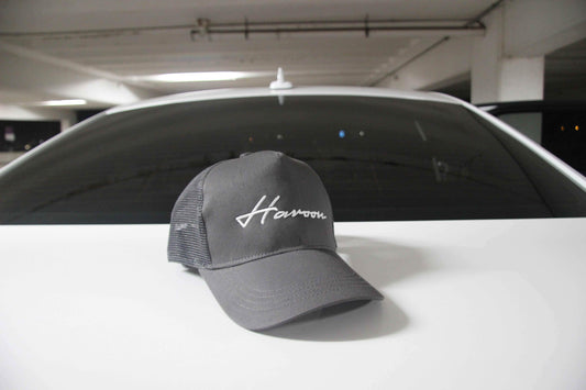 Cap Grey / One Size Personalised Trucker Caps - Black/Grey