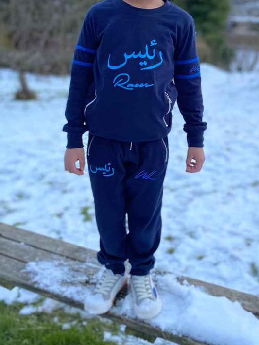 Kids Tracksuit Mini Blue Joggers